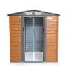 5' X 6'Ft  Tool storage shed - brown