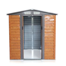 5' X 6'Ft  Tool storage shed - brown