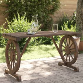 Patio Table 45.3"x21.7"x25.6" Solid Wood Fir