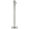 Garden Water Column Stainless Steel Square 25.5"