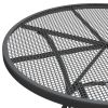 Patio Table Ø31.5"x28.3" Expanded Metal Mesh Anthracite