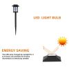 Free shipping 6pcs White LED Solar Lantern Torch Light Garden Landscape Lighting YJ