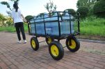 Big Wagon Cart Garden cart trucks make it easier to transport firewood Yellow+BlackB