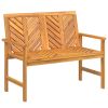 Patio Bench 42.9" Solid Wood Acacia