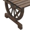 Patio Coffee Table 35.4"x19.7"x15.7" Solid Wood Fir