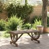 Patio Coffee Table 35.4"x19.7"x15.7" Solid Wood Fir