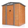 5' X 6'Ft  Tool storage shed - brown