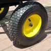 BIG Wagon Cart Garden cart trucks make it easier to transport firewood Yellow+Black Maximum static load is 880 lbs.