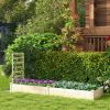 Raised Garden Bed with Planter Box and Trellis