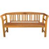 Patio Bench 61.8" Solid Acacia Wood