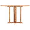 Folding Butterfly Patio Table 47.2"x27.6"x29.5" Solid Teak Wood