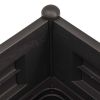 Garden Raised Bed PP Anthracite 39.4"x16.9"x13.8"