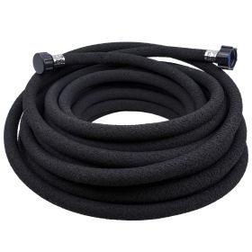 FLORIAX Heavy Duty Rubber Soaker Hose 1/2 inDripping Water Hose 70% Water Saving Perfect for Garden Flowers Beds (Length: 50ft)