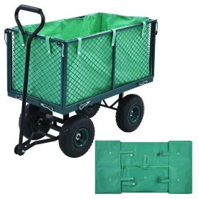 Garden Cart Liner Green Fabric (SKU: 145729)