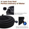 FLORIAX Heavy Duty Rubber Soaker Hose 1/2 inDripping Water Hose 70% Water Saving Perfect for Garden Flowers Beds