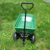 folding wagon  Poly Garden Dump Cart with Steel Frame and 10-in. Pneumatic Tires;  300-Pound Capacity