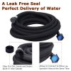 FLORIAX Heavy Duty Rubber Soaker Hose 1/2 inDripping Water Hose 70% Water Saving Perfect for Garden Flowers Beds