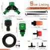 1 Set DIY Garden Drip Irrigation Hoses; Garden Watering System For Adjusting The Amount Of Drip Irrigation Spray; Saving Water And Time